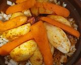 A picture of step 7 of Simple Morrocan style Berber lamb Tagine.