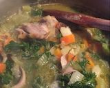 A picture of step 6 of Chicken soup.