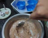A picture of step 2 of Wheat choco lava.