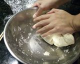 A picture of step 2 of Chinese dumplings.