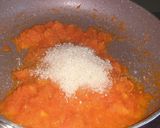 A picture of step 3 of Papaya ladoo Low calorie Motichur ladoo.
