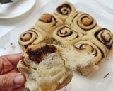 Foto langkah ke 15 dari resep (Sourdough Discard) Cinnamon Rolls - Tanpa Telur, Tanpa Mixer.