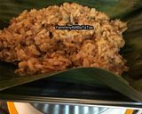 Foto langkah ke 4 dari resep Nasi Bakar Ayam Kecap.