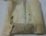 A picture of step 2 of Crispy Spring roll.