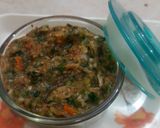 A picture of step 5 of Green chilli chutney.