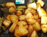 A picture of step 3 of Sweet Potato Chaat.