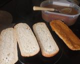 A picture of step 2 of Mini Chorizo Toasts.