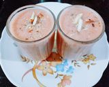 A picture of step 3 of Healthy delicious muskmelon and watermelon dry fruits smoothie.