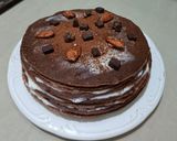 Foto langkah ke 7 dari resep Mille Crepes Coklat.