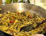 Foto langkah ke 7 dari resep Nasi Goreng Kambing Saffron Timur Tengah.