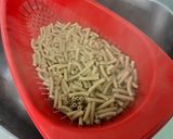 Une image de l'étape 5 de Macaronis complets au roquefort et lomo fumé.