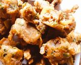 A picture of step 6 of Attay kai pakoray.