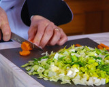 Foto del paso 3 de la receta: Secreto de calabacín con suspiro de alga nori
