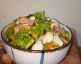 A picture of step 3 of Sausage salad.