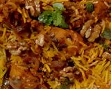 वालनट चिकन बिरयानी (Walnut Chicken Biryani Receipe in hindi) रेसिपी चरण 4 फोटो