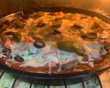 A picture of step 8 of Hot and spicy Beef cheesy pizza.