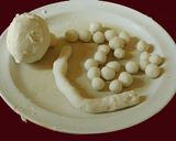 A picture of step 3 of Sweet and savory dumplings with Little Millet (Paal kozhukattai, masala mani kozhukattai in tamil).