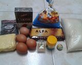 Foto langkah ke 1 dari resep Brownies kukus nyoklat dan lembut.