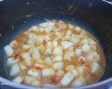 A picture of step 2 of Shaljum ka salan.