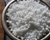 A picture of step 1 of Sabudana khichadi.