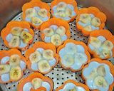 Foto langkah ke 3 dari resep 437. Nagasari Pisang Bunga Telang.
