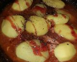 A picture of step 3 of Taaj kabab salan.