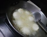 A picture of step 10 of Sooji litti.