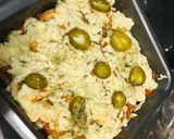 A picture of step 3 of Chicken Enchiladas In my Style💕💕💕.