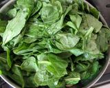 A picture of step 2 of Malabar spinach, dal curry.