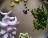 A picture of step 1 of Quick Thai paneer sandwich with salad.