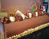 Une image de l'étape 14 de Bûche trois chocolats #dessertsdefete.