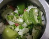 A picture of step 1 of Pav bhaji.