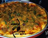 A picture of step 7 of Chicken pizza.