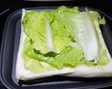 【減肥系列】牛油果雞胸肉配芝士炒蛋蕃茄青瓜絲生菜三明治的食譜步驟2照片