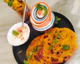 A picture of step 7 of Ajwain lachha paratha / Masala laccha paratha 😋.