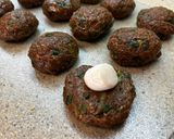 A picture of step 3 of Cheese stuffed Tteok Kalbi (떡갈비).