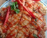 Gambar langkah 5 resipi Murtabak Maggi.