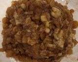 Foto del paso 1 de la receta Tortitas de compota de manzana y avena con carne de membrillo