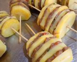 A picture of step 3 of Potato skewers.