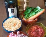 A picture of step 1 of Lentil and Beef Ragù.