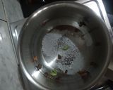 A picture of step 2 of Kashmiri kahwa best drink to sip on cold winter days.