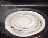 A picture of step 7 of Masala dosa.