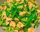 小黃瓜炒蛋的食譜步驟4照片