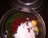 عکس مرحله 1 از دستور کوکو سبزی با سیر تازه 😋🌱🍅🧅🧄