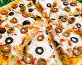 A picture of step 6 of Chicken Kabab Chunks Pizza 🍕🍕🍕.