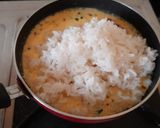 A picture of step 4 of Kadhi Rice.