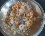 A picture of step 1 of Sabudana Vada.