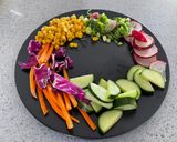 A picture of step 1 of Asian noodle salad.