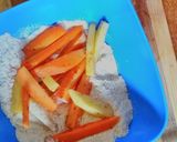 A picture of step 3 of Carrot&potato fries wit breadcrumbs 🍟#5orlessingredientscontest.