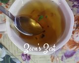 A picture of step 3 of Fresh Sage Tea.